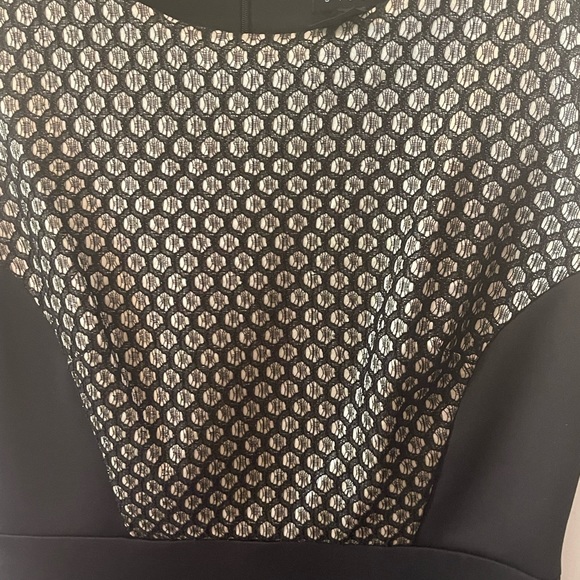 Enfocus Studio dress Black with beige church dress or pretty for wedding NWT - Picture 5 of 6